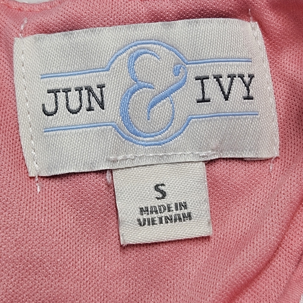 Jun & Ivy Girls Dress Small Pink Cottagecore Floral Embroidered - Picture 2 of 12